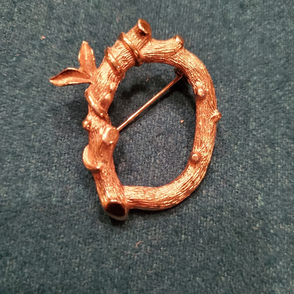Monogram D Brooch- Sarah Coventry ABC'S